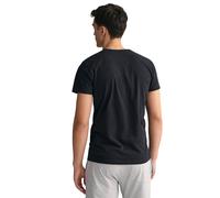 GANT Herren T-Shirt, 4er Pack - V-NECK T-SHIRT 4-PACK, V-Ausschnitt, kurzarm, Cotton XXL Schwarz