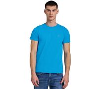 Gant | Herren T-Shirt mit Rundhalsausschnitt Kontrast Logo - Blau 2XL