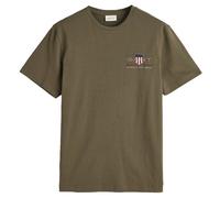 Gant Herren REG Archive Shield EMB SS T-Shirt, Juniper Green, XL
