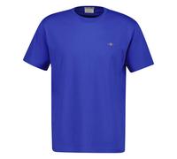 GANT Shield Regular Fit T-Shirt Rundhals blau, Einfarbig
