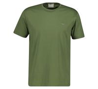 GANT Herren T-Shirt - REGULAR SHIELD, Rundhals, kurzarm, Baumwolle, Stickerei Grün (Dry Herb) L