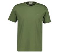 GANT Herren T-Shirt - REGULAR SHIELD, Rundhals, kurzarm, Baumwolle, Stickerei Grün (Dry Herb) / M M Grün