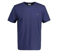 GANT Herren T-Shirt - REGULAR SHIELD, Rundhals, kurzarm, Baumwolle, Stickerei Jeansblau 2XL
