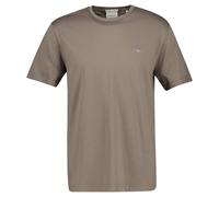 GANT Herren T-Shirt - REGULAR SHIELD, Rundhals, kurzarm, Baumwolle, Stickerei Taupe 5XL