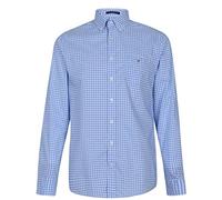 GANT Herren The Broadcloth Gingham Reg Bd Freizeithemd, Blau (Capri Blue 468), X-Large (Herstellergröße: XL)