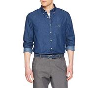 GANT Herren The Indigo Reg BD Freizeithemd, per Pack Blau (Dark Indigo 989), Large (Herstellergröße: L)