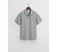 GANT Herren Tipped Piqué Poloshirt (XL) Grau MELANGE