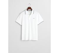 GANT Herren Tipped Piqué Poloshirt (XL) Weiß