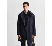 GANT Herren Trenchcoat aus Baumwollgemisch (L) EVENING Blau