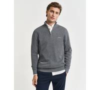 GANT Herren Troyer aus Baumwoll-Piqué (XXL) DARK Grau MELANGE