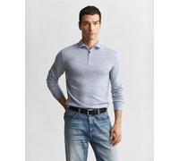 GANT Herren Troyer aus extrafeiner Merinowolle (XL) LIGHT Blau MELANGE