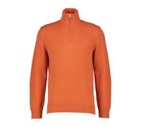 Gant Herren Troyer CASUAL COTTON HALF ZIP, orange, Gr. XXXL