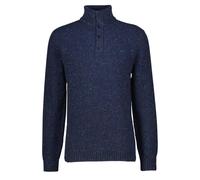 Gant Herren Troyer mit Wolle WOOL BLEND NEPS HALF BUTTONED, marine, Gr. S