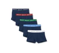 GANT Herren Trunk 5-Pack Unterwäsche, Marine, L (5er Pack)