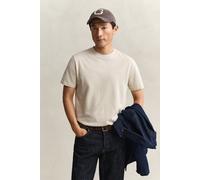 GANT Herren Two-Toned Piqué T-Shirt (4XL) OAT BEIGE