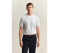 GANT Herren Two-Toned Piqué T-Shirt (XL) Grau MELANGE