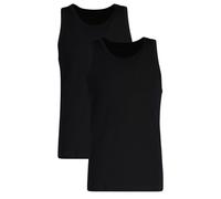 GANT Herren Unterhemd, 2er Pack - TANK TOP, Rundhals-Shirt, ärmellos, Stretch Cotton Schwarz L
