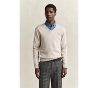 GANT Herren V-Neck Pullover aus Baumwolle (4XL) CLAY BEIGE
