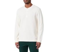 GANT Herren Waffle LS Henley T-Shirt, Weiß, 3XL
