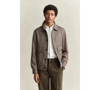 GANT Herren Wolljacke aus Melange-Garn (XXL) FADED TAUPE