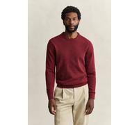 GANT Herren Wollmix Rundhalspullover mit Noppenstruktur (XL) PLUMPED Rot