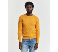 GANT Herren Zopfstrick Rundhalspullover aus Baumwolle (XXXL)