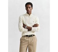 GANT Herren Zopfstrick Troyer aus Baumwolle (5XL) CREAM