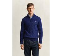 GANT Regular Fit Strickpullover Zipmarine, Einfarbig