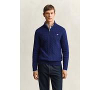 GANT Regular Fit Strickpullover Zipmarine, Einfarbig