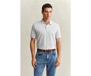 GANT Herren Zweifarbiges Poloshirt (L) Grau MELANGE