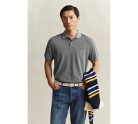 GANT Herren Zweifarbiges Poloshirt (S) EVENING Blau