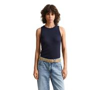 GANT Damen Geripptes Tanktop (XXL) EVENING Blau