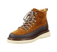 Schnürstiefelette GANT "Gant Stiefelette Veloursleder/Textil", Herren, Gr. 44, braun (cognac), Textil, Veloursleder, Schuhe (78725646-44) cognac