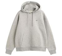 GANT Damen Shield Hoodie Kapuzenpullover, Light Grey Melange, L EU