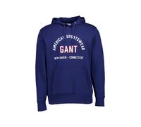 Gant Hoodie Herren Regular Fit Baumwolle blau, XXL