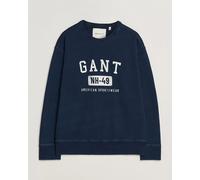 GANT Indigo Graphic Sweatshirt Dark Blue Blau M