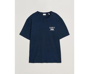 GANT Indigo Graphic T-Shirt Dark Blue Blau M