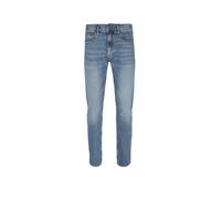 Slim-fit-Jeans GANT "SLIM GANT JEANS", Herren, Gr. 31, Länge 34, blau (mid blau worn in), Denim/Jeans, Obermaterial: 97% Baumwolle, 2% Polyester, 1% Elasthan, casual, slim fit, Jeans (64960026-31) mid