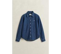 GANT - Jeansbluse dark blue raw - Gr. - 38