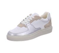 GANT FOOTWEAR Damen JULICE Sneaker, White/Silver/beige, 42 EU