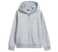 GANT Jungen Sweatjacke - Teen Boys THE ORIGINAL FULL ZIP SWEAT HOODIE, Kapuze Grau 134/140