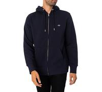 GANT Herren Kapuzenpullover Reg Shield Full Zip Hoodie – Evening Blue – Größe M