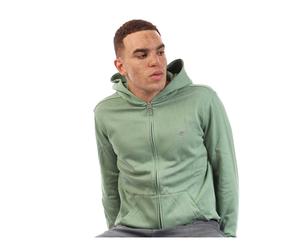 Gant - Kapuzenpullover für Herren, Durchgehender Reißverschluss (Grün) 2XL