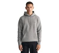 Gant Herren Reg Shield Hoodie Kapuzenpullover, Grey Melange, XXL EU