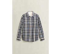 GANT - Karierte Hemdjacke aus Twill evening blue - Gr. - XXL