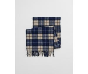 GANT - Karierter Wollschal persian blue - Gr. - OS