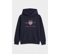 GANT Unisex Kinder Archive Shield Raglan Hoodie Kapuzenpullover, Evening Blue, 98-104 EU