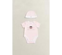 GANT Kinder Set mit Strampler und Mütze (68) LIGHT Rosa