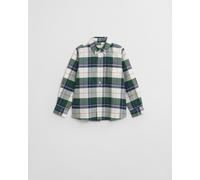 GANT Kinder Shield Oxford-Hemd mit Karomuster (98/104) FOREST Grün