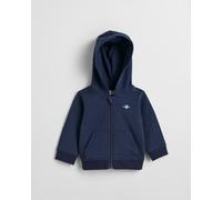 GANT Kinder Shield Sweatjacke mit Reißverschluss (68) MARINE